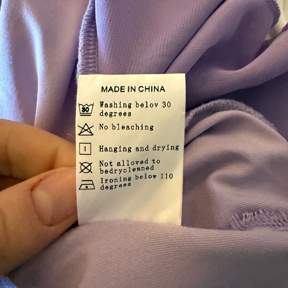 3 for $15 ✨NWOT Purple Ruffle Cocktail Dress Fairycore Party Tea Party Feminine - Picture 9 of 9